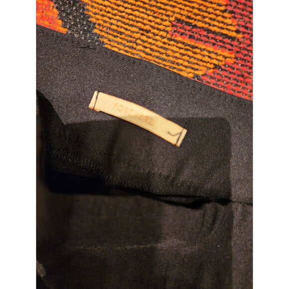 Forever 21 Women's Black Flared, Stretch Dress Pants Size L Made In USA - Picture 6 of 14